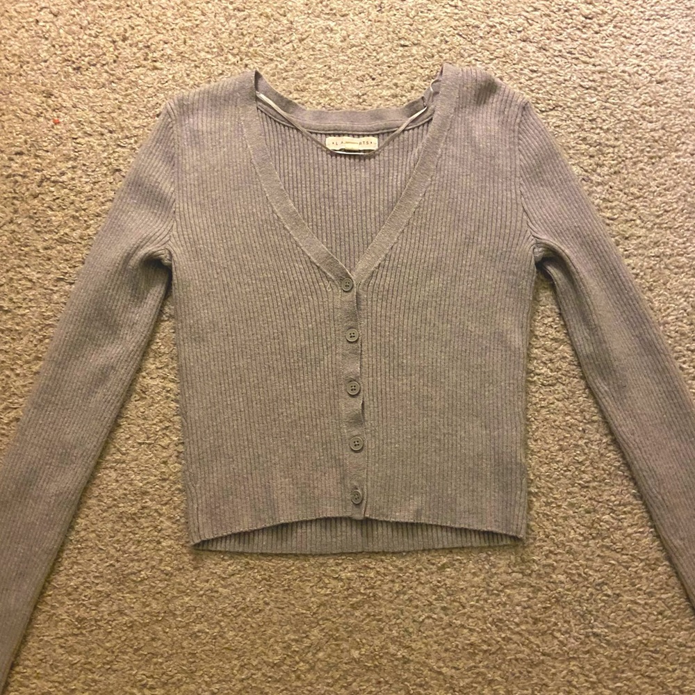 LA hearts buttoned longsleeve